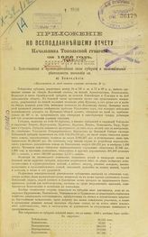 ... за 1886 год. Приложение к Всеподданнейшему отчету начальника Тобольской губернии. - 1887.