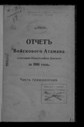 ... за 1916 год. Ч. 2 : Часть гражданская. - [1917].