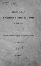 ... за 1895 год. - 1896.