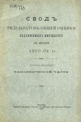 Хамовнической части. - 1902.