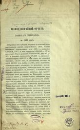 Уфимский губернатор. Всеподданнейший отчет Уфимского губернатора за 1889 год. - Уфа, [1890]. 