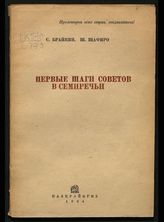 Брайнин С. Х. Первые шаги советов в Семиречьи. - Алма-Ата, 1934.