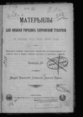 Вып. 3 : Принцип оценки городских имуществ по инвентарной стоимости их и нормы оценки городов и посадов губернии. – 1909.